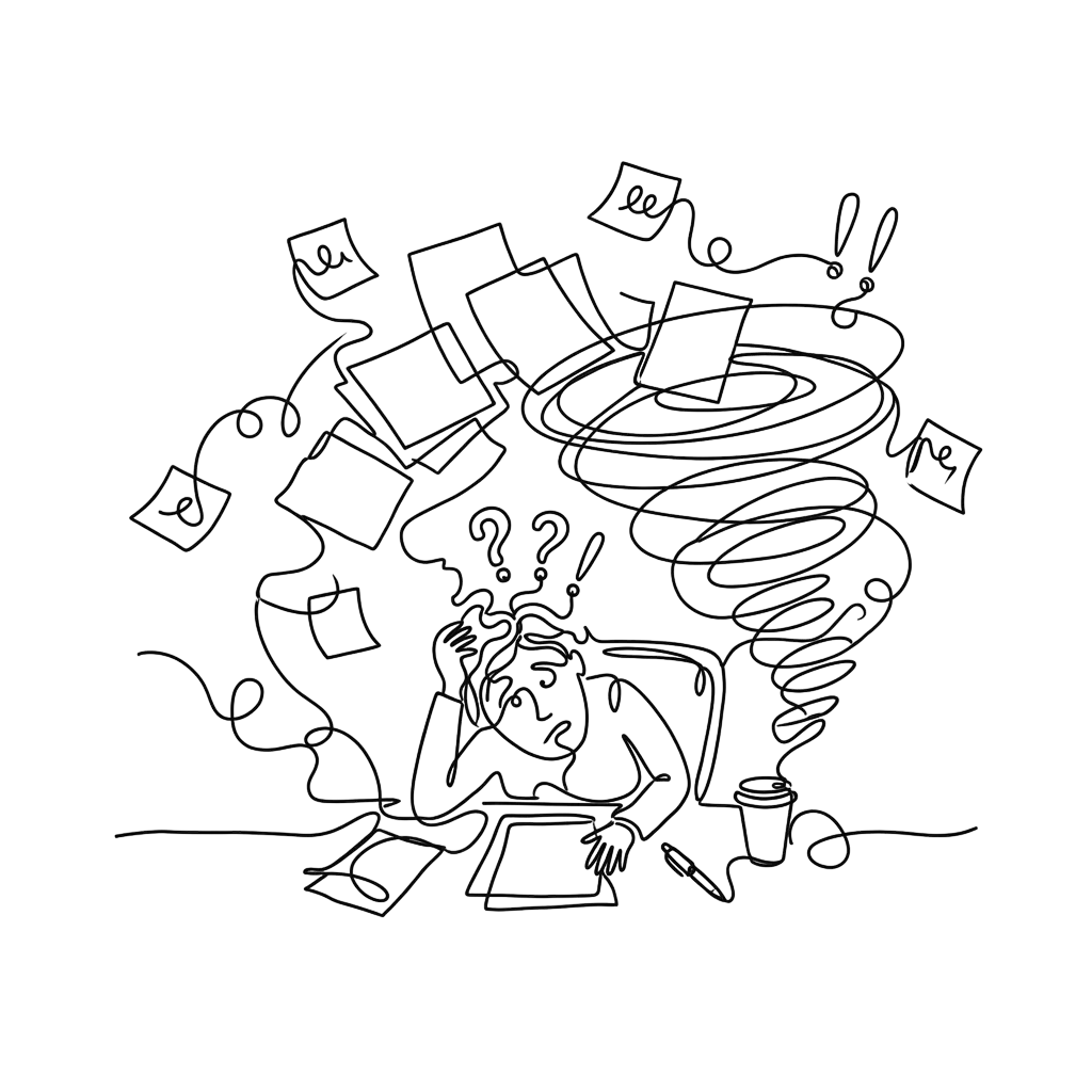The chaos of disorganized writing